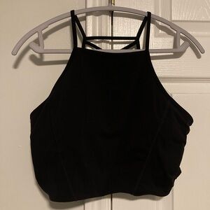 Buffbunny Ivy Crop in Onyx Black